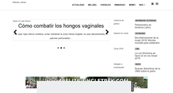 Desktop Screenshot of bellezaslatinas.com