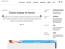 Tablet Screenshot of bellezaslatinas.com